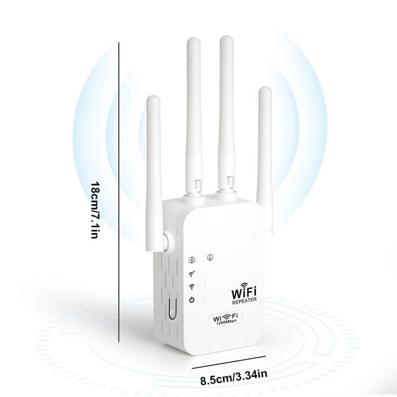 ๐ 2026 Sale โ Over 51,000 Sold! ๐ถ 1200Mbps Dual Band WiFi Extender โ Covers 10,000 sq.ft & 50 Devices ๐ก
