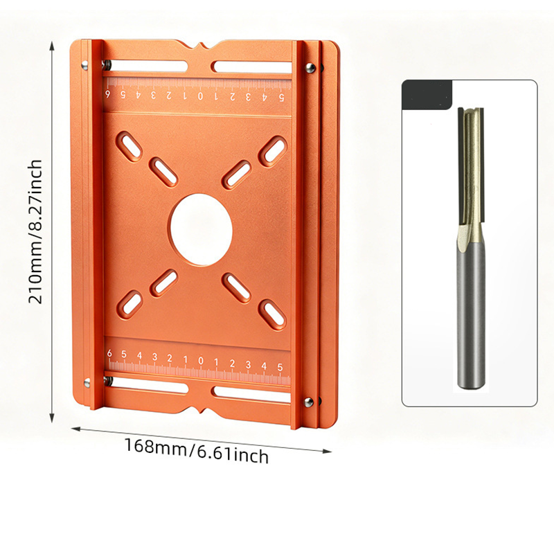 π 2026 Sale β Over 8,000 Sold! π© Aluminum Alloy Wood Router Slotting Bracket β Straight Slots Every Time, Even for Beginners! β¨