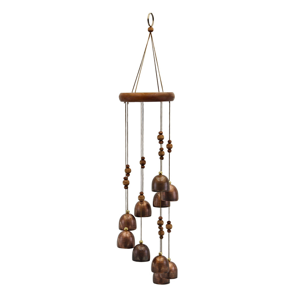 🎁50% Off For 2026 New Arrival!🔥High‑end decor to soothe your mood and comfort your soul!🔔Rotating Metal Bell Wind Chime