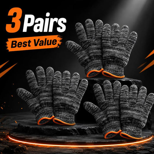 Knitted Durable Protective Work Gloves