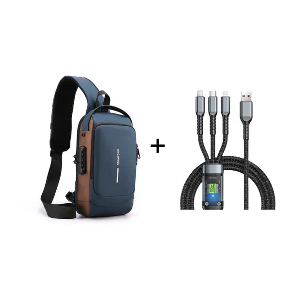 🎒 50% OFF! 🔥 Sports Crossbody Bag with USB Charging Port – Anti-Theft, Practical & Lightweight – Perfect for Travel, Commuting & Outdoor Activities ⚡