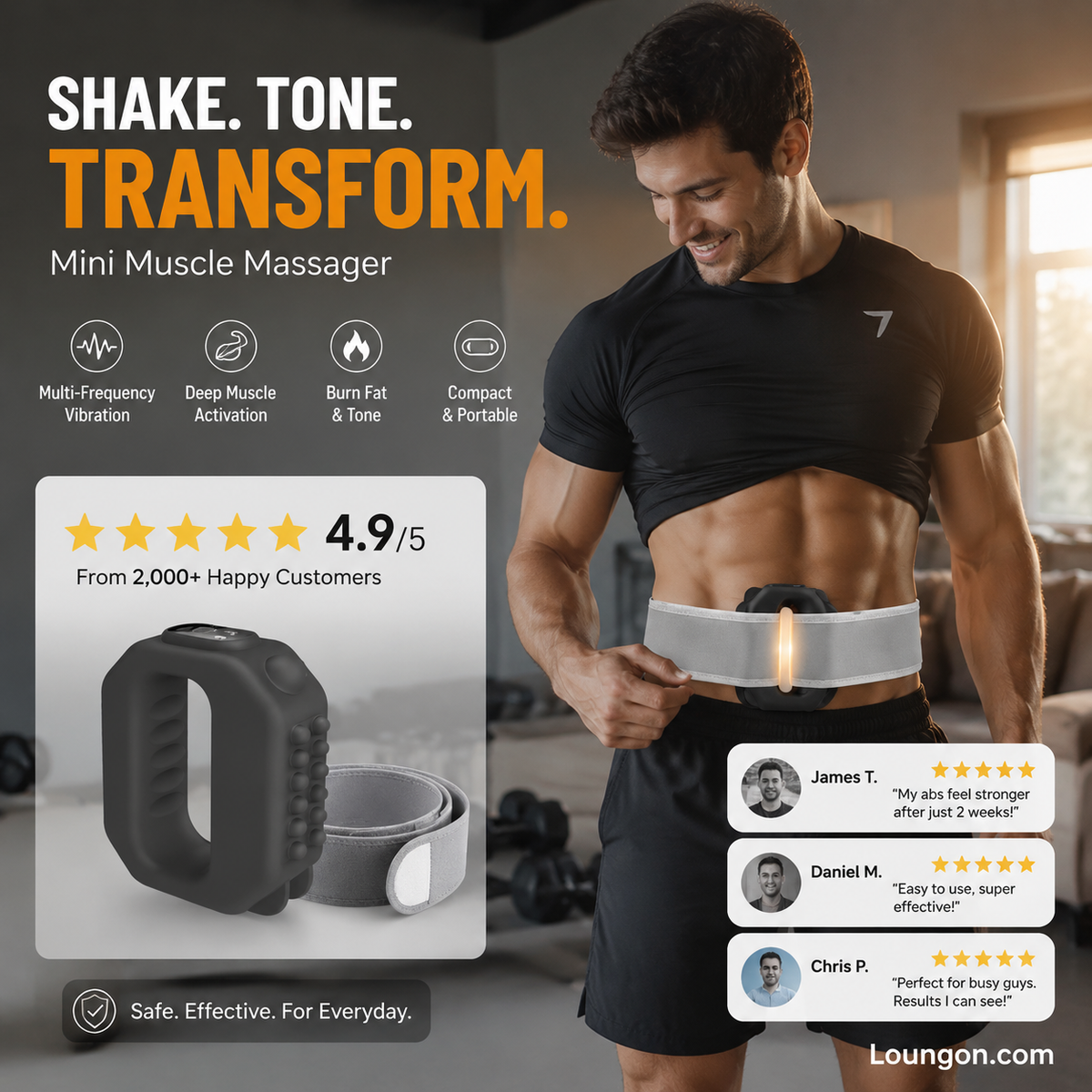 🏆50% OFF🔥3-in-1 Vibrating Fascia Ring Massager