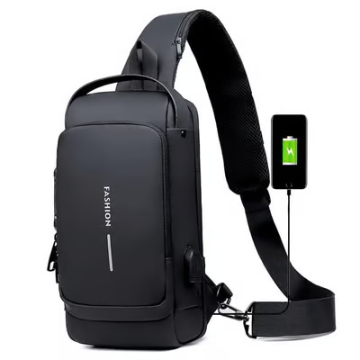 🎒 50% OFF! 🔥 Sports Crossbody Bag with USB Charging Port – Anti-Theft, Practical & Lightweight – Perfect for Travel, Commuting & Outdoor Activities ⚡