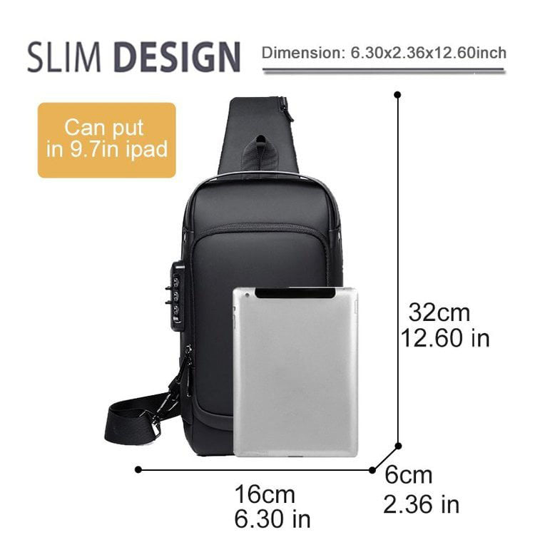 🎒 50% OFF! 🔥 Sports Crossbody Bag with USB Charging Port – Anti-Theft, Practical & Lightweight – Perfect for Travel, Commuting & Outdoor Activities ⚡