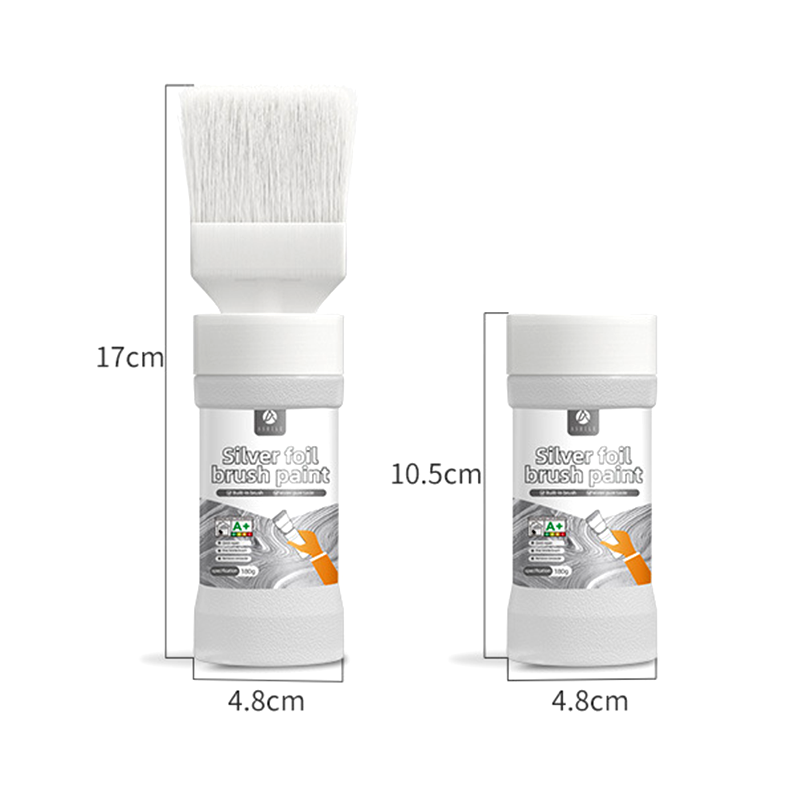 ✨New Arrival✨Water-Based Metallic Silver Paint with Built-in Brush（50% OFF）