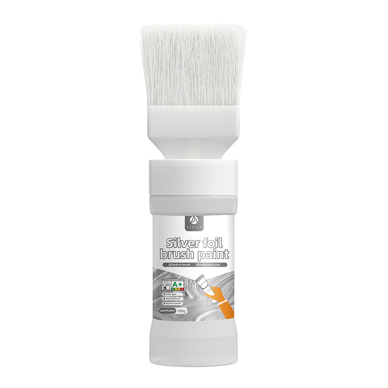 ✨New Arrival✨Water-Based Metallic Silver Paint with Built-in Brush（50% OFF）