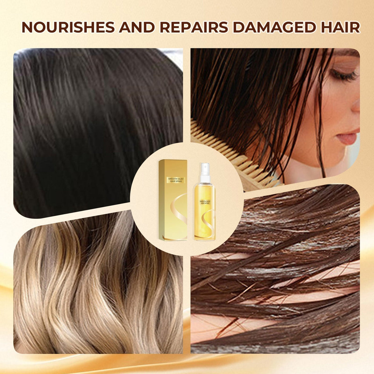 Leave-In Hair Oil Spray – Smoothing, Long-Lasting Shine