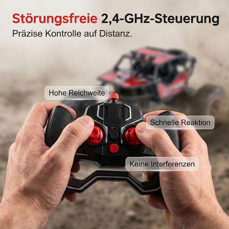 🚗 LIMITED-TIME 50% OFF! 💥 Remote Control Off-Road Car – All-Terrain Climber, 2.4GHz, Anti-Collision Frame ✨