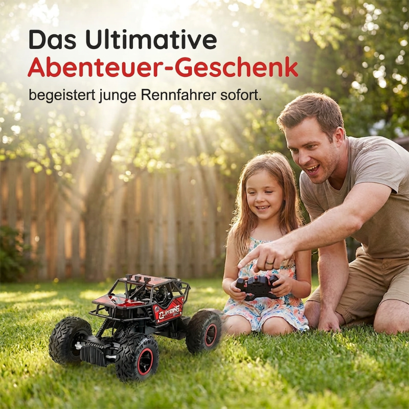 🚗 LIMITED-TIME 50% OFF! 💥 Remote Control Off-Road Car – All-Terrain Climber, 2.4GHz, Anti-Collision Frame ✨