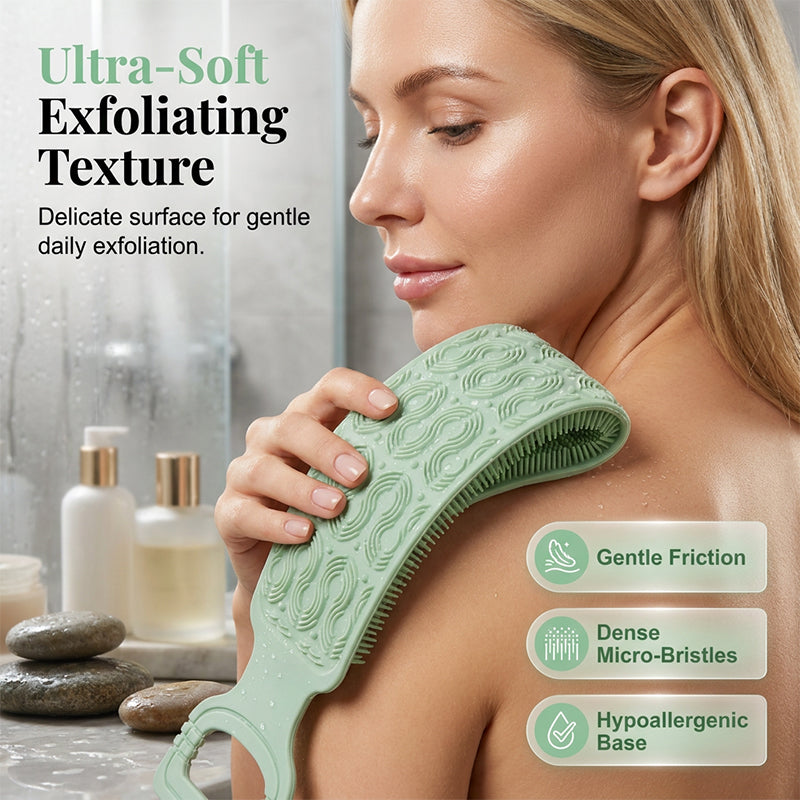 📢📢50% OFF !! ⏰🛁Deep Cleansing Silicone Back Scrubber🫧🧼