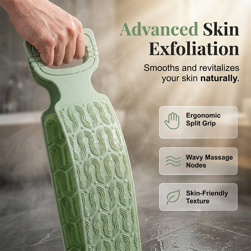 📢📢50% OFF !! ⏰🛁Deep Cleansing Silicone Back Scrubber🫧🧼