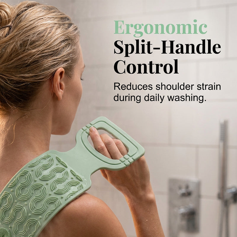 📢📢50% OFF !! ⏰🛁Deep Cleansing Silicone Back Scrubber🫧🧼
