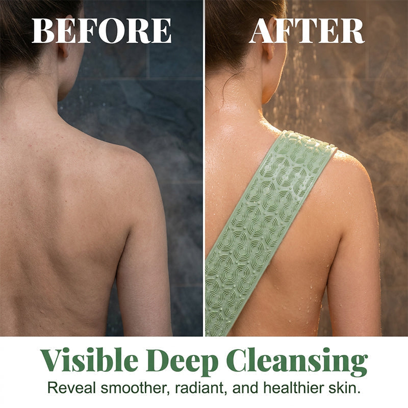 📢📢50% OFF !! ⏰🛁Deep Cleansing Silicone Back Scrubber🫧🧼