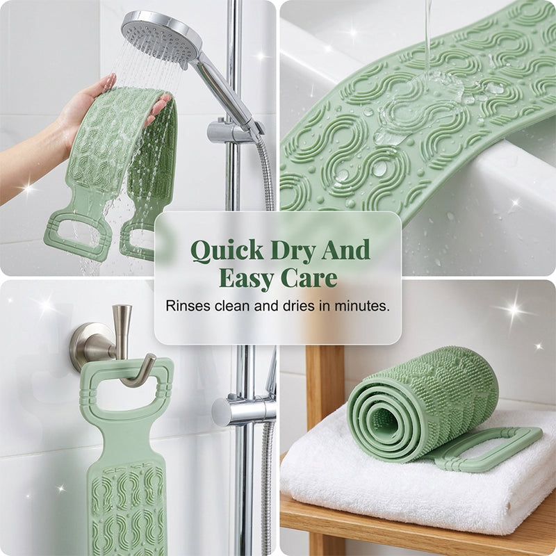 📢📢50% OFF !! ⏰🛁Deep Cleansing Silicone Back Scrubber🫧🧼