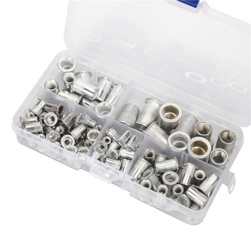 🔧 LIMITED-TIME 50% OFF! ✨ Flat Head Threaded Insert Nut Rivet Nuts Set – Multi-Size, Corrosion Resistant, Easy Install 🛠️