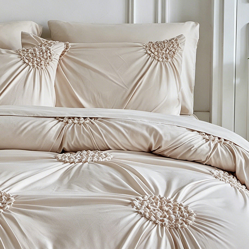 🎉 2026 Sale — Over 35,000 Sold! 💞 Elegant Pinch Pleat Duvet Cover Set