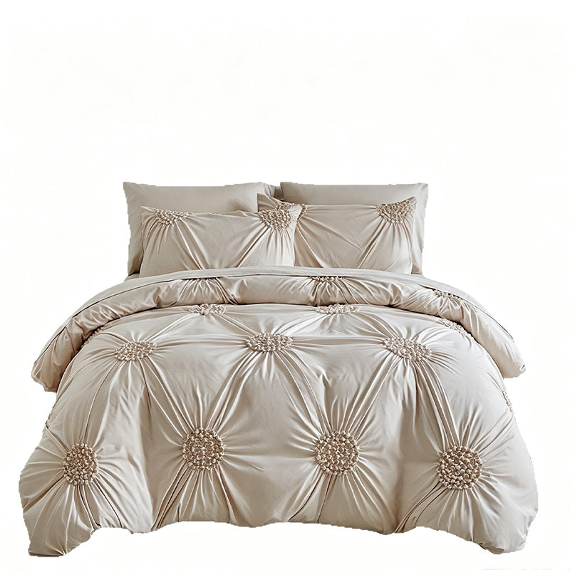 🎉 2026 Sale — Over 35,000 Sold! 💞 Elegant Pinch Pleat Duvet Cover Set