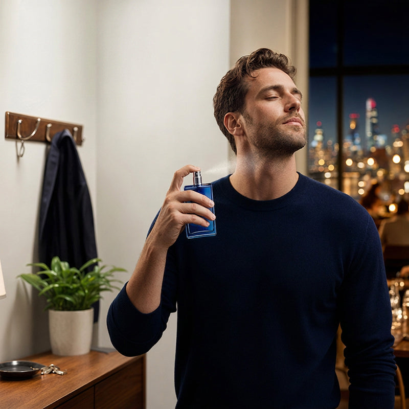 🧴50% OFF NOW ! 🌊Men Woody Aquatic Eau de Parfum 90ml – long-lasting citrus woody scent, elegant masculine aroma, luxury gift packaging, daily dating wear. Male daily fragrance essential!