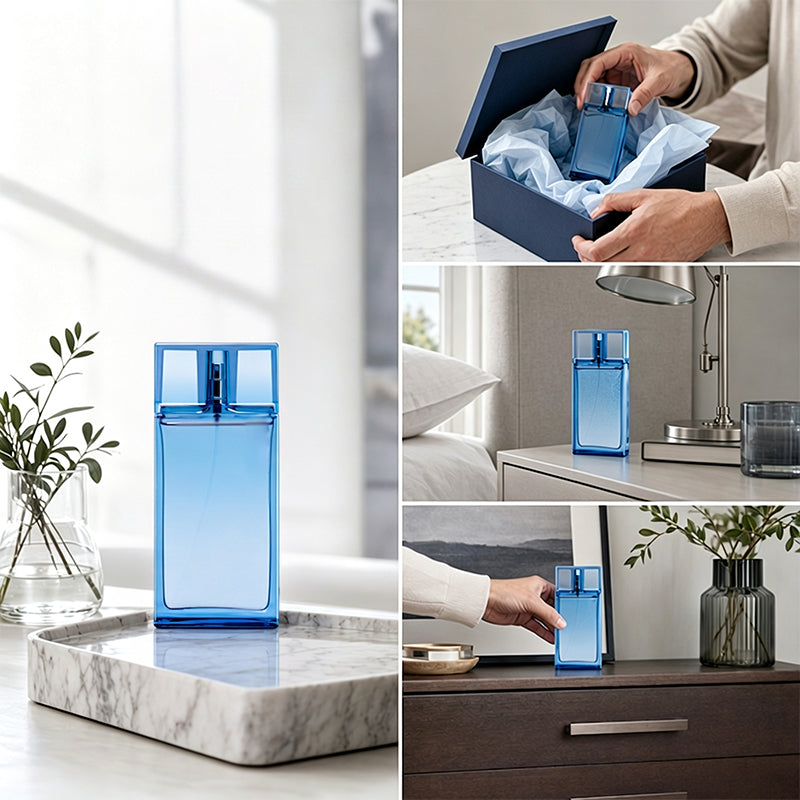 🧴50% OFF NOW ! 🌊Men Woody Aquatic Eau de Parfum 90ml – long-lasting citrus woody scent, elegant masculine aroma, luxury gift packaging, daily dating wear. Male daily fragrance essential!