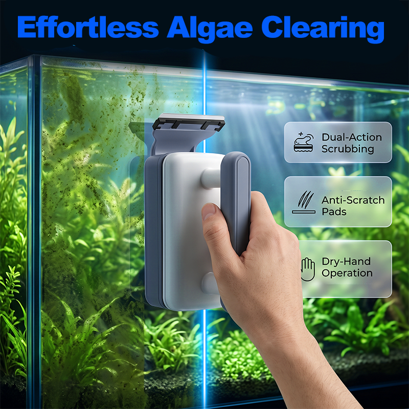 🎁2026 New Arrivals 50% OFF💥Magnetic Aquarium Glass Cleaner Tool