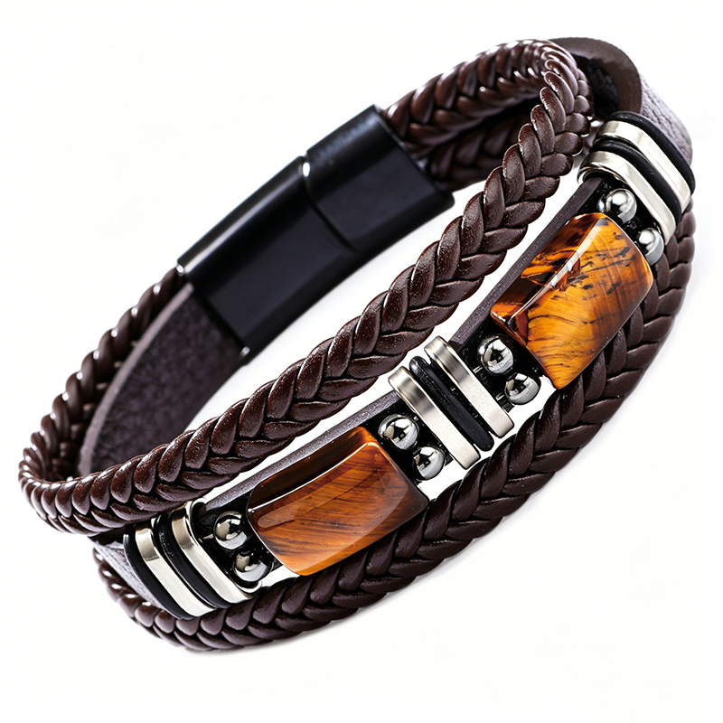 🔥Surprise 50% Off！📿New trendy essential！Braided PU Leather Bracelet for Men & Women