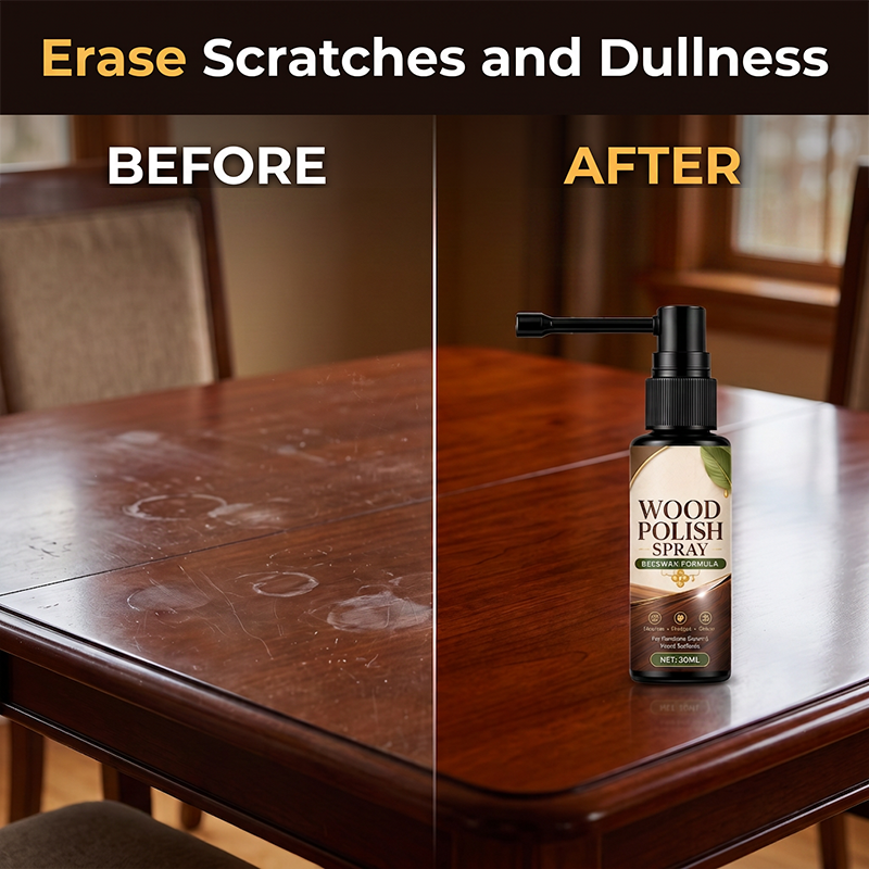 🔥Limited time 50% off！✨️Refresh your wooden furniture！Natural Beeswax Wood Polish Spray
