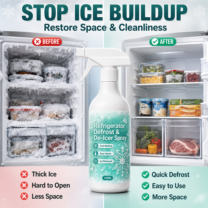 Fast Acting Refrigerator De-icer Spray