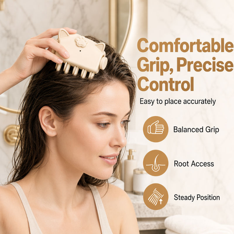 ✨48K+ Sold 💇 Wireless Heated Volumizing Root Lift Clip, Portable Travel Hair Styling Tool for Flat Fine Hair