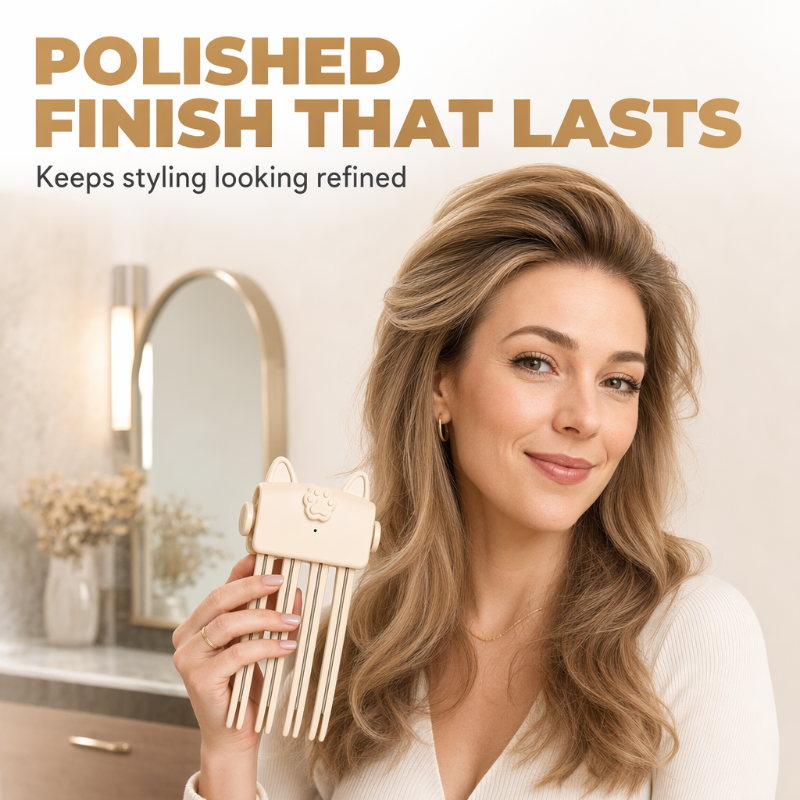 🔥48K+ Sold 💇 Wireless Heated Volumizing Root Lift Clip, Portable Travel Hair Styling Tool for Flat Fine Hair