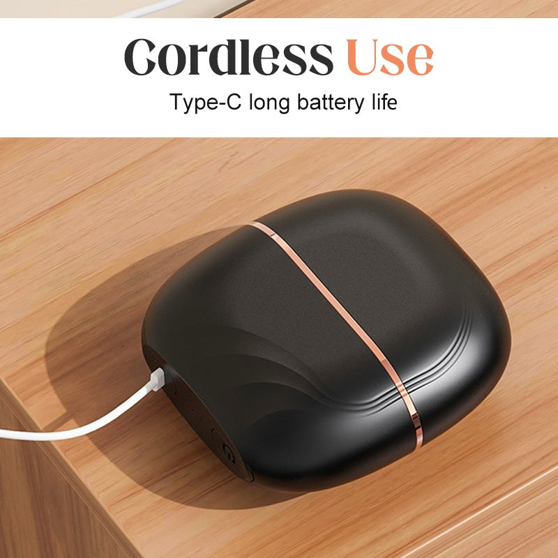 ✨️Limited time 50% off! 🔥Heats in 3 seconds 👱‍♀️style your hair anytime anywhere!Mini Cordless Hair Straightener Comb