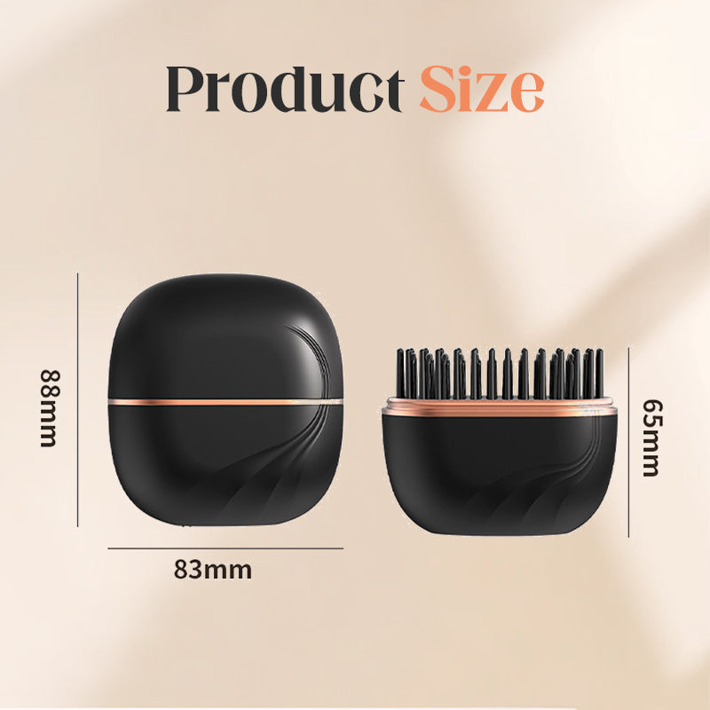 ✨️Limited time 50% off! 🔥Heats in 3 seconds 👱‍♀️style your hair anytime anywhere!Mini Cordless Hair Straightener Comb
