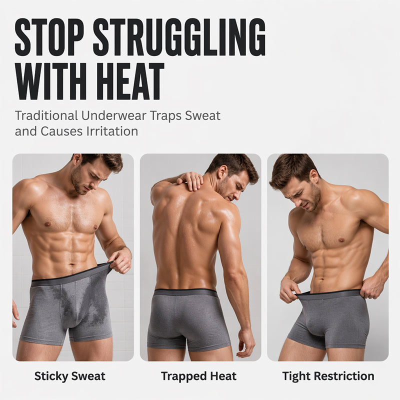 Men's Ice Cooling Ultra-Thin Boxer Briefs