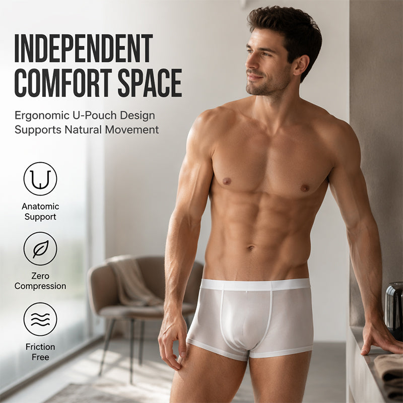 Men's Ice Cooling Ultra-Thin Boxer Briefs