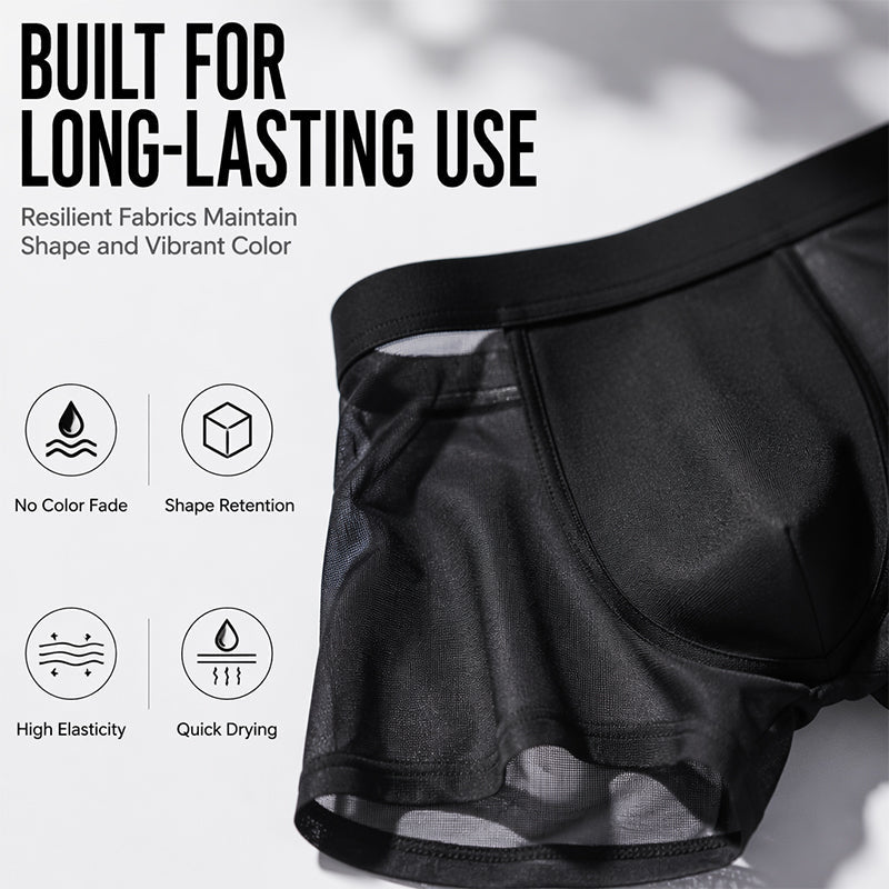 Men's Ice Cooling Ultra-Thin Boxer Briefs