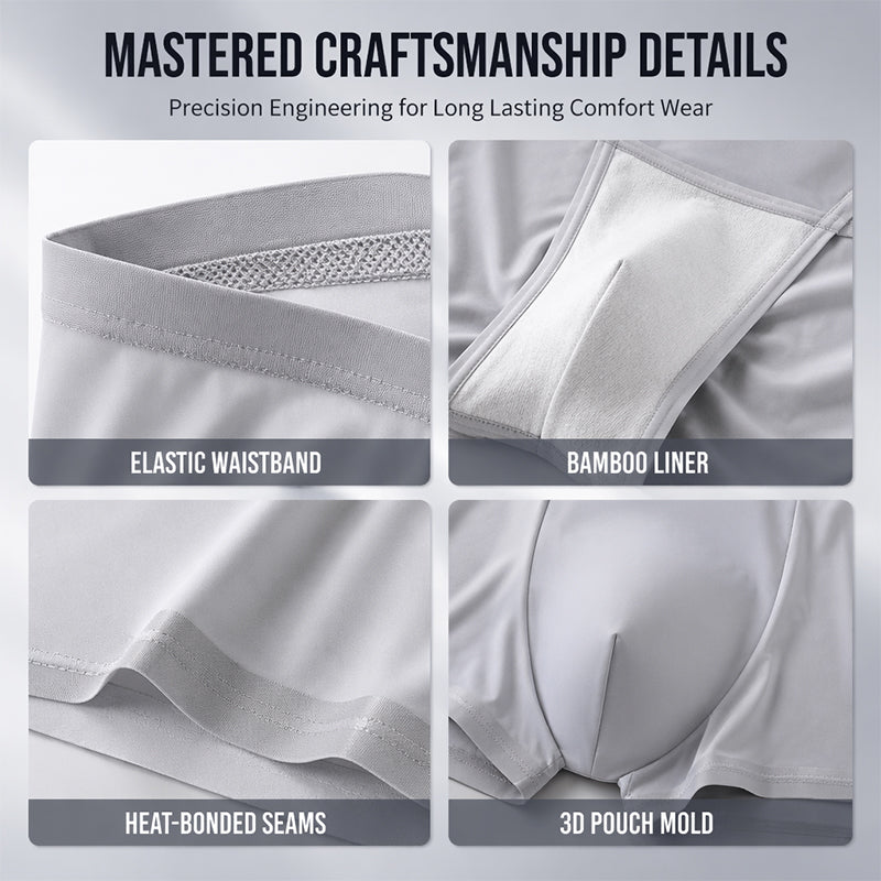 Men's Ice Cooling Ultra-Thin Boxer Briefs