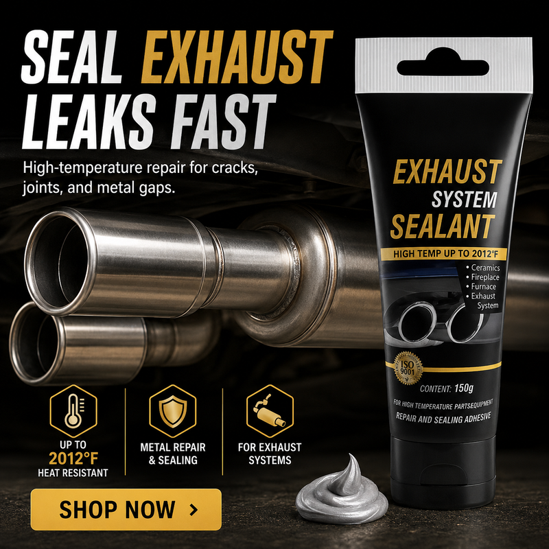 🛠All-purpose repair！High Temperature Exhaust Repair Sealant