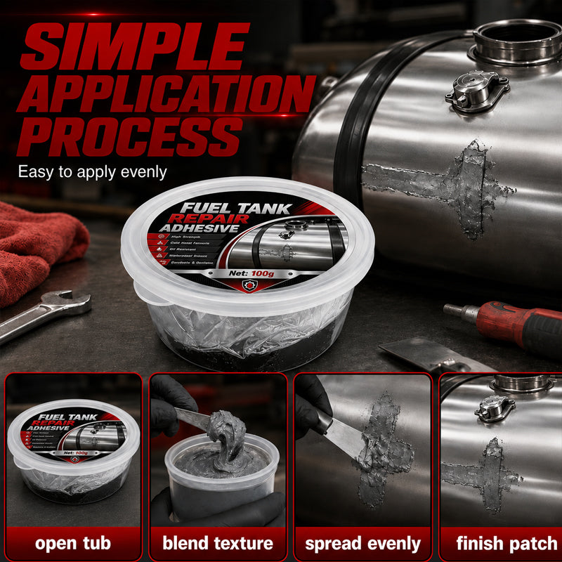 Limited Stock! 50% Off Hot Sale Ongoing📢Fuel Tank Repair Adhesive – Oil & Heat Resistant Sealant