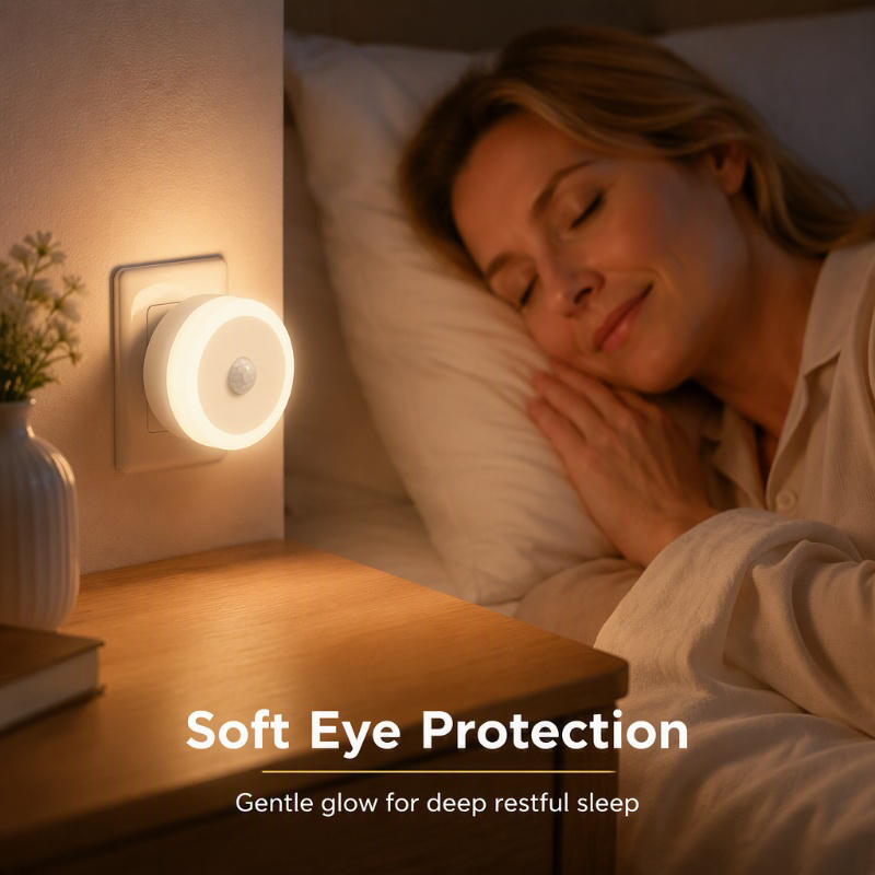 🥳2026 HOT SALE🥳50K+ SOLD! 💞 50% OFF!Plug-in Motion Sensor Night Light