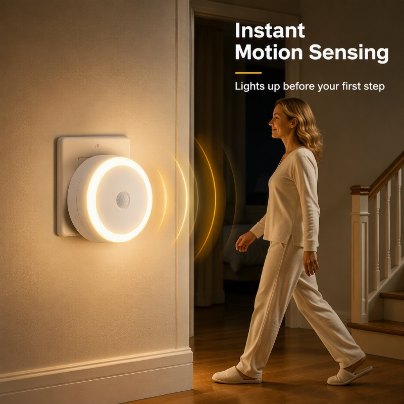 🥳2026 HOT SALE🥳50K+ SOLD! 💞 50% OFF!Plug-in Motion Sensor Night Light