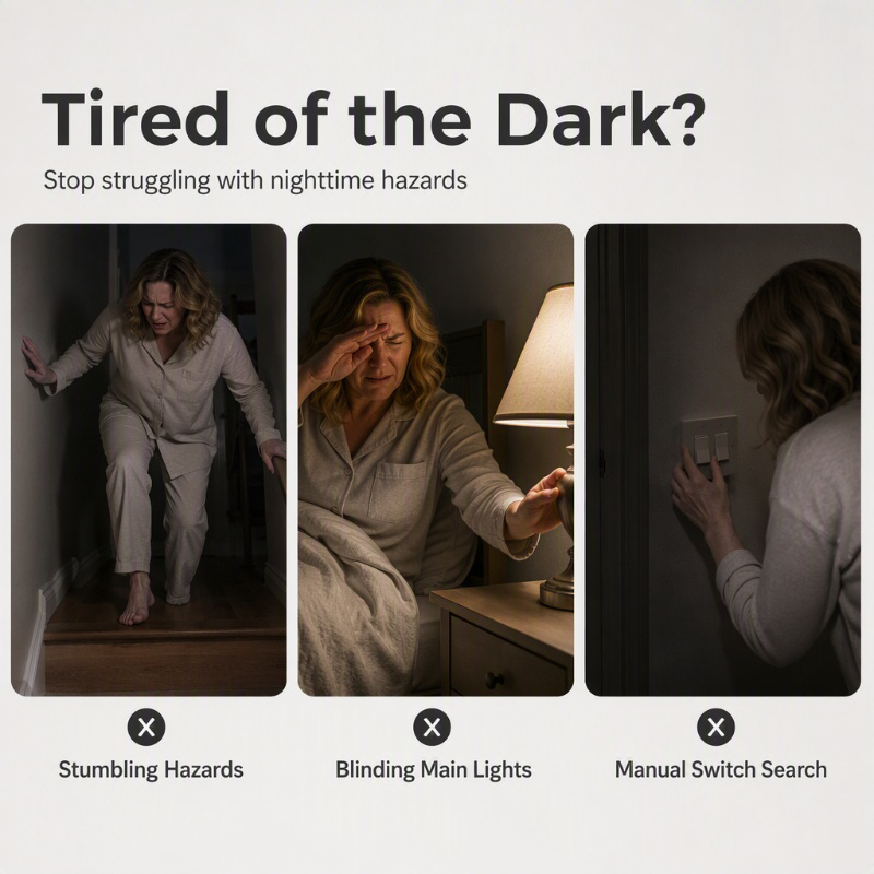 🥳2026 HOT SALE🥳50K+ SOLD! 💞 50% OFF!Plug-in Motion Sensor Night Light
